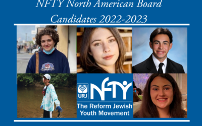 Candidates for the NFTY North American Board 2022-2023